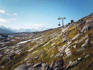 Photo of the Sidelhornbahn upper station.